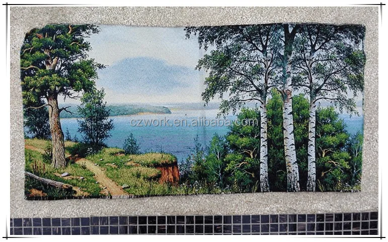 50*100cm landscape wall traditional tapestry with high quality custom design made
