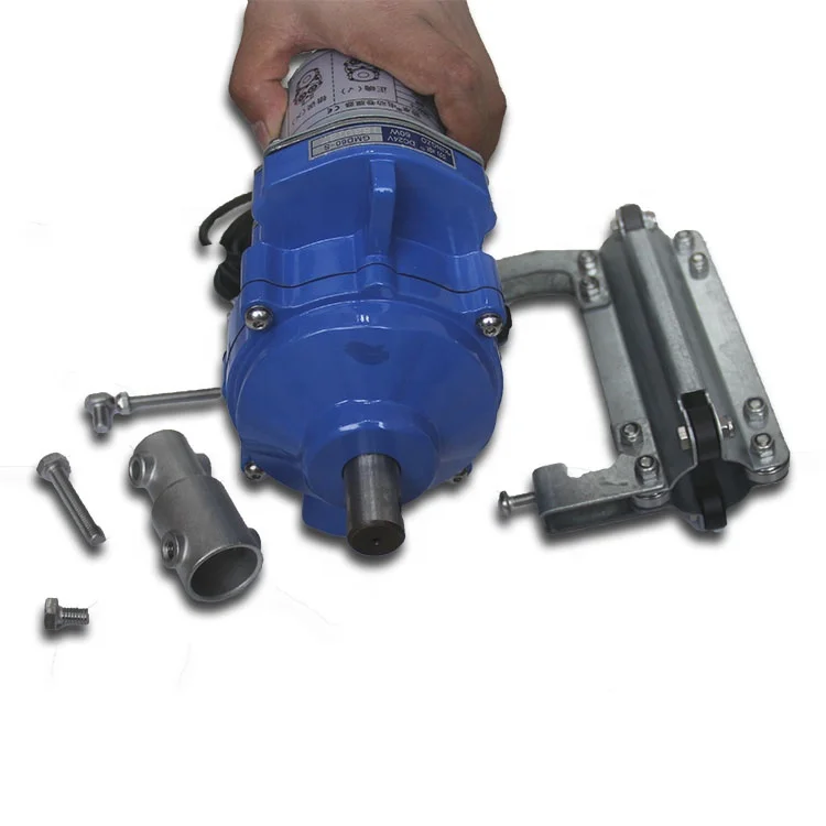 DC24V 60W Greenhouse Electric Roll Up Unit Motor with Guide Trolley and Control Box