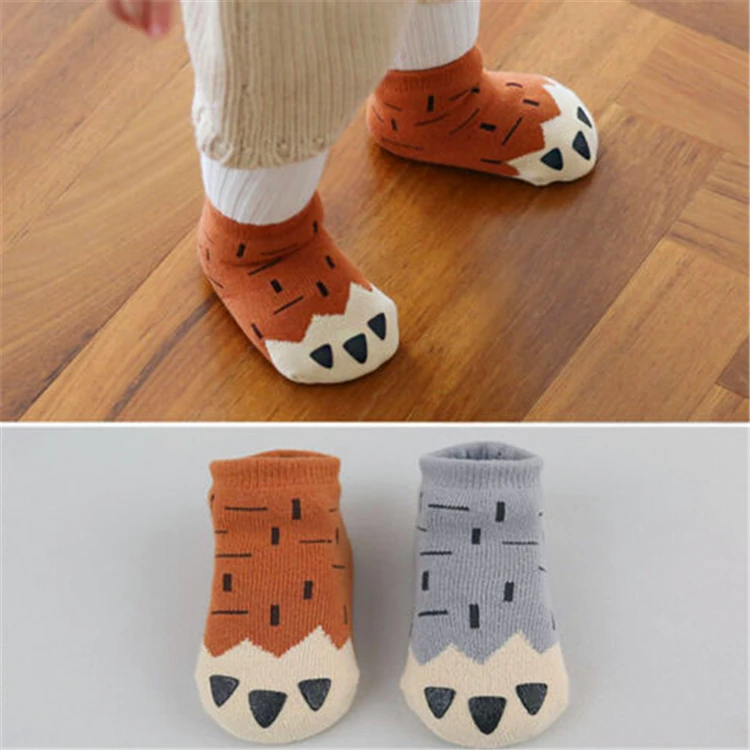 1 пара От 0 до 4 лет Симпатичные «Щенячий патруль» для ребенка ясельного возраста Носки маленьких мальчиков и девочек противоскользящие носки-тапочки;