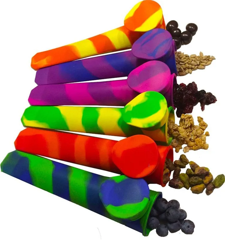 wholesale  Colorful Non-Stick Silicone Ice Cream Cone Molds