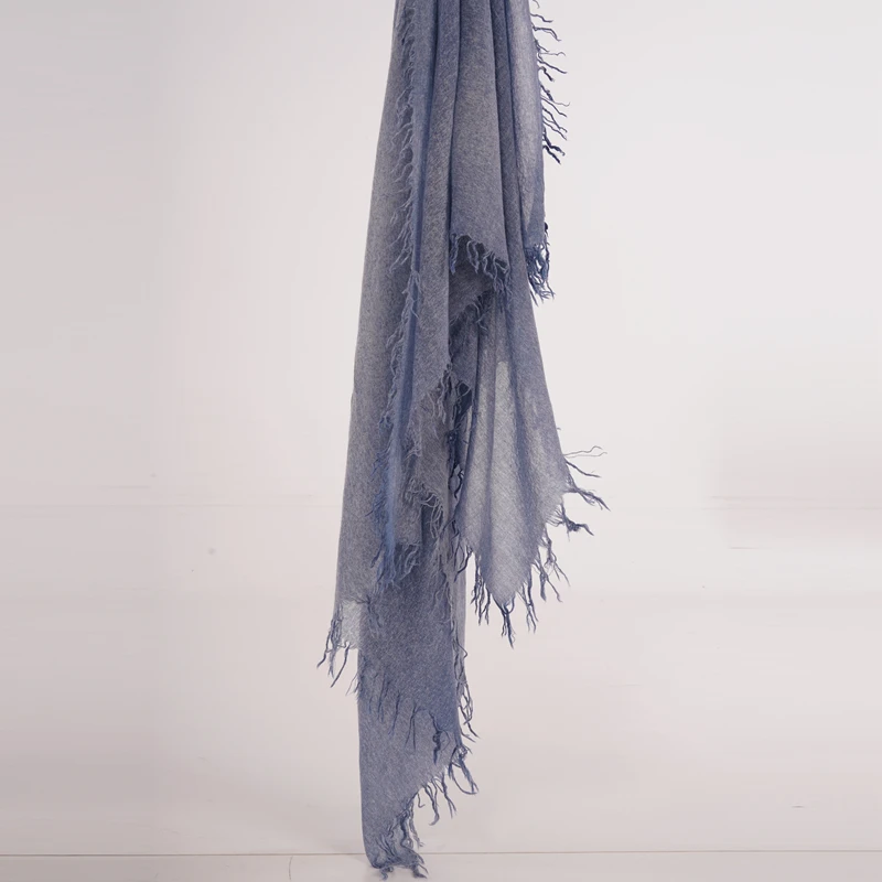 Made In Mongolia Winter Products 2023 Women 100% Pure Cashmere Scarf Fringed Cashmere Muffler Shawl