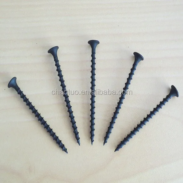 
 Черный фосфатный гипсокартон винт МДФ винт хорошего качества  