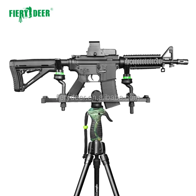 Camera Telescopic hunting aluminum shooting stick/ two-piont GUN REST