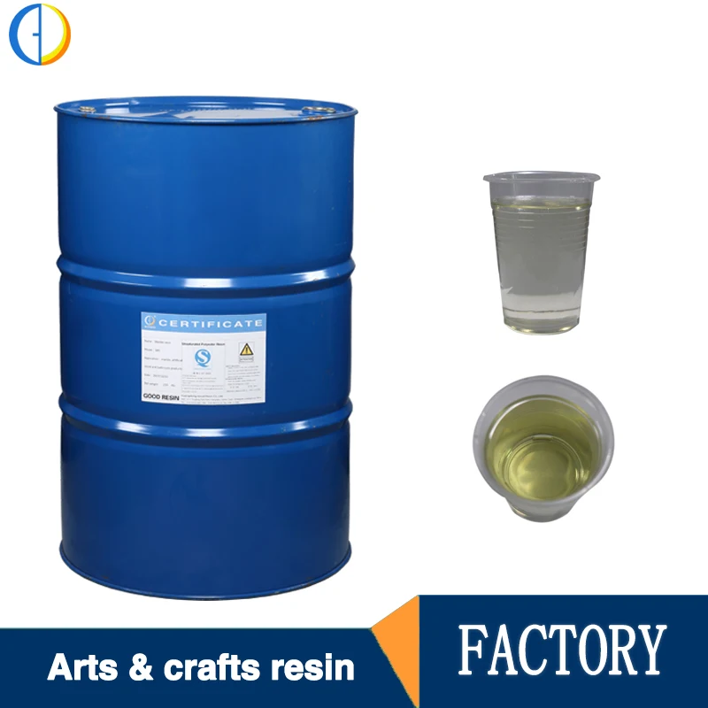 
Factory wholesaling Transparent liquid Unsaturated Polyester Resin Price for casting Arts and Crafts 