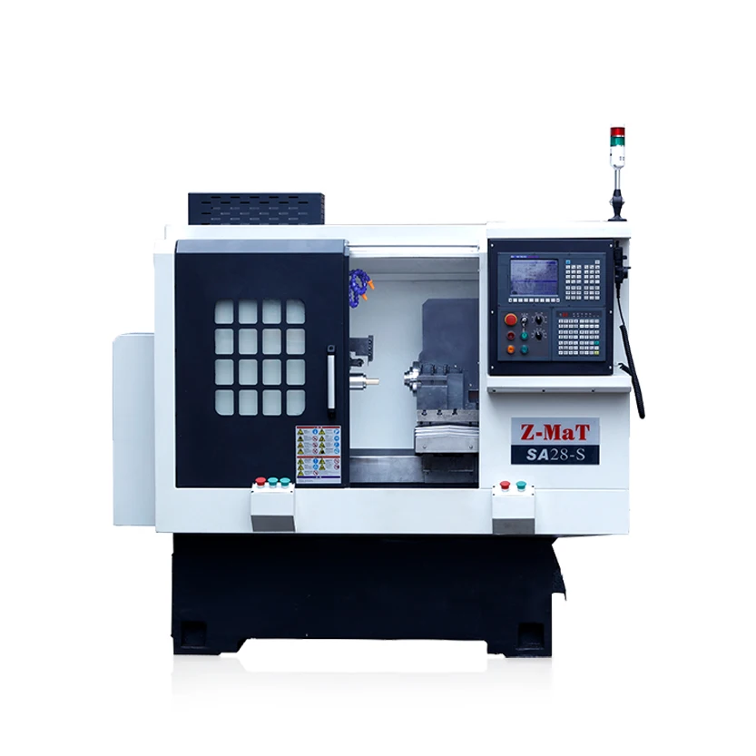 New design highly automatic cheap mini dual spindle lathe cnc for steel
