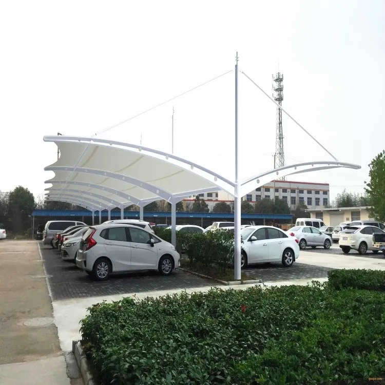 
Tensile Fabric Membrane Structure For Bike Car Parking 