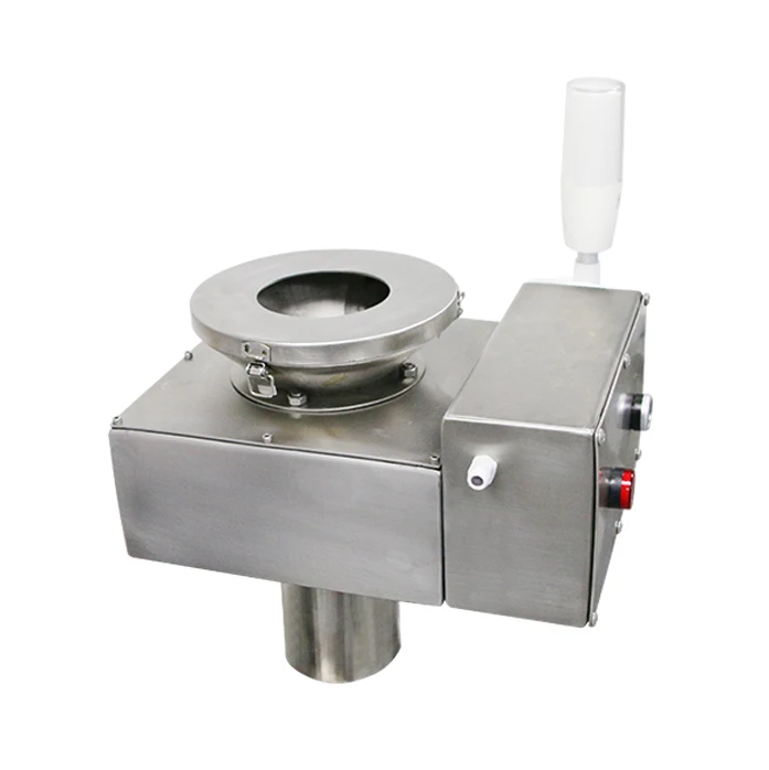
Drop pipe throat metal detector separator machine for powder food 