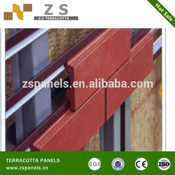 
Latest facade clinker wall tiles, terracotta clinker brick for exterior wall cladding system 