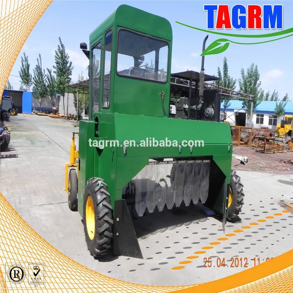 Органическое удобрение компост токарный станок TAGRM manufacturering корова навоза компост токарь