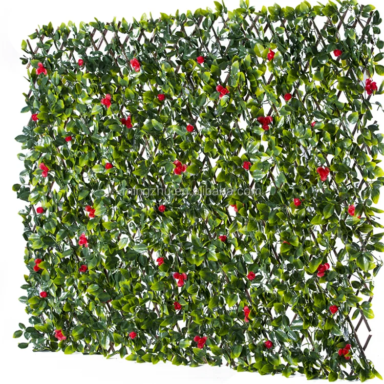 uv outdoor willow expandable trellis fence decoration