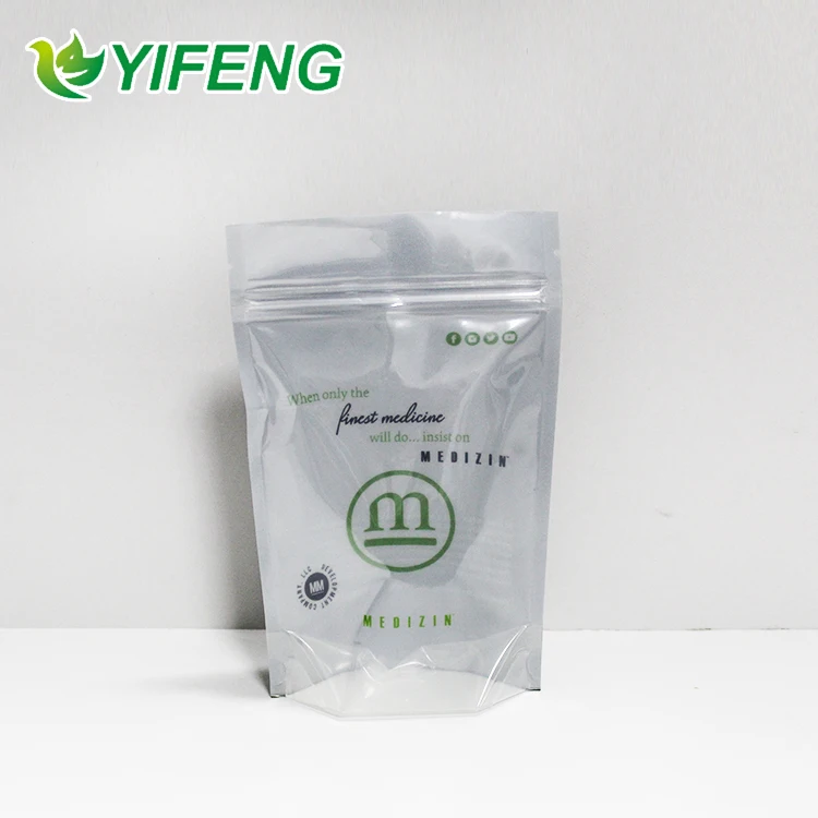wholesale small transparent stand up pouch matte black mylar ziplock aluminum foil plastic bag
