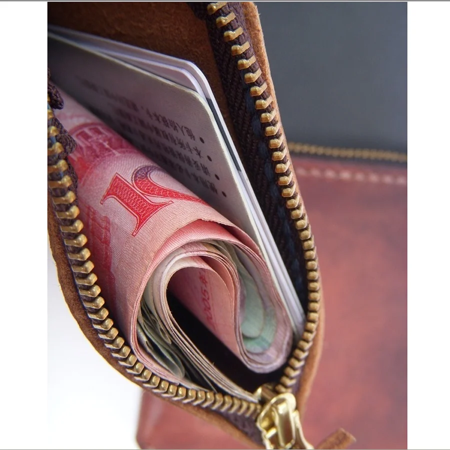 good material eco-friendly leather pocket card holder
