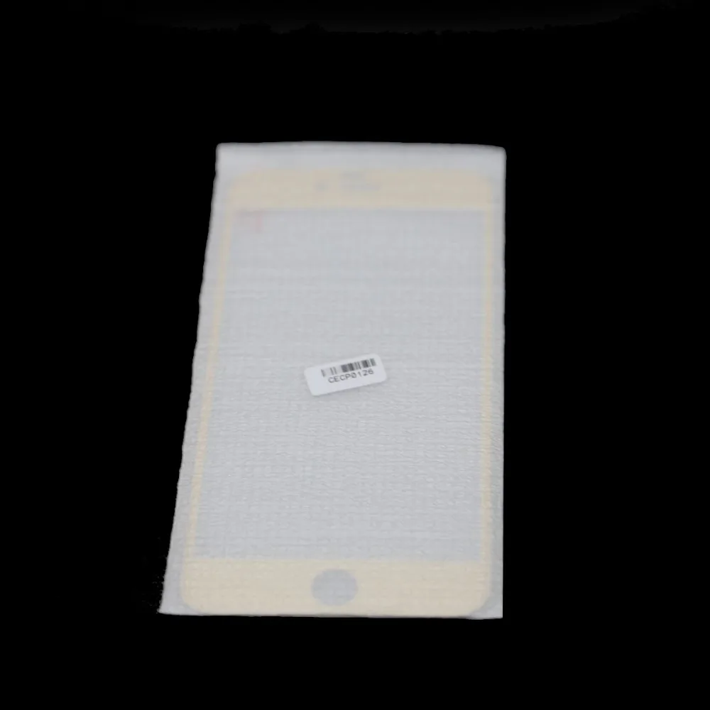 Цветное защитное закалённое стекло титановый сплав для iPhone 6 5.5 дюймов 3-D дизайн полная защита экрана