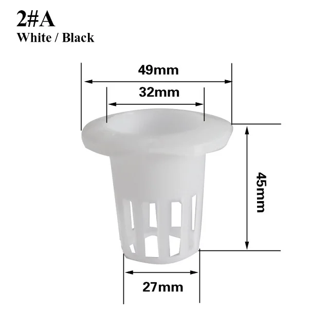 2inch Square Mesh Net Pot Cup for Hydroponic