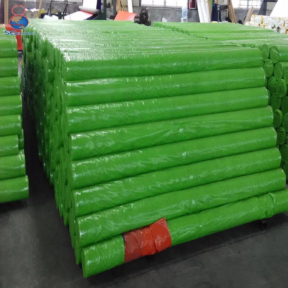 Double plastic truck tarp cover waterproof PVC PE tarpaulin roll