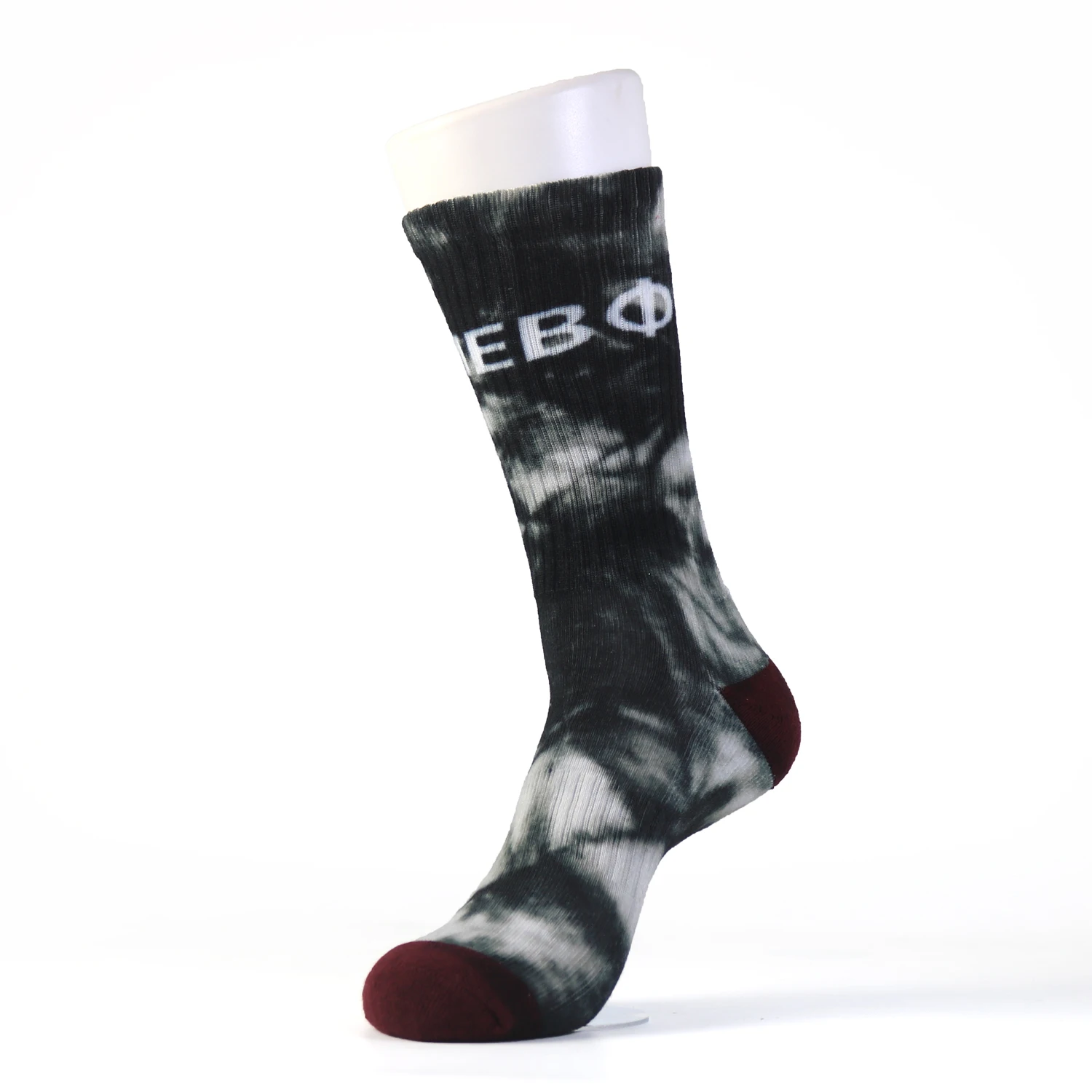 OEM service blank sublimation fashion printing socks