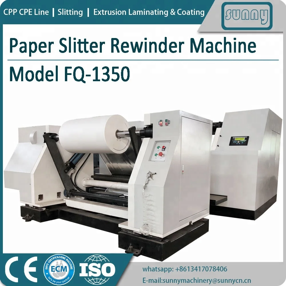 Paper slitter rewinder machine FQ1350