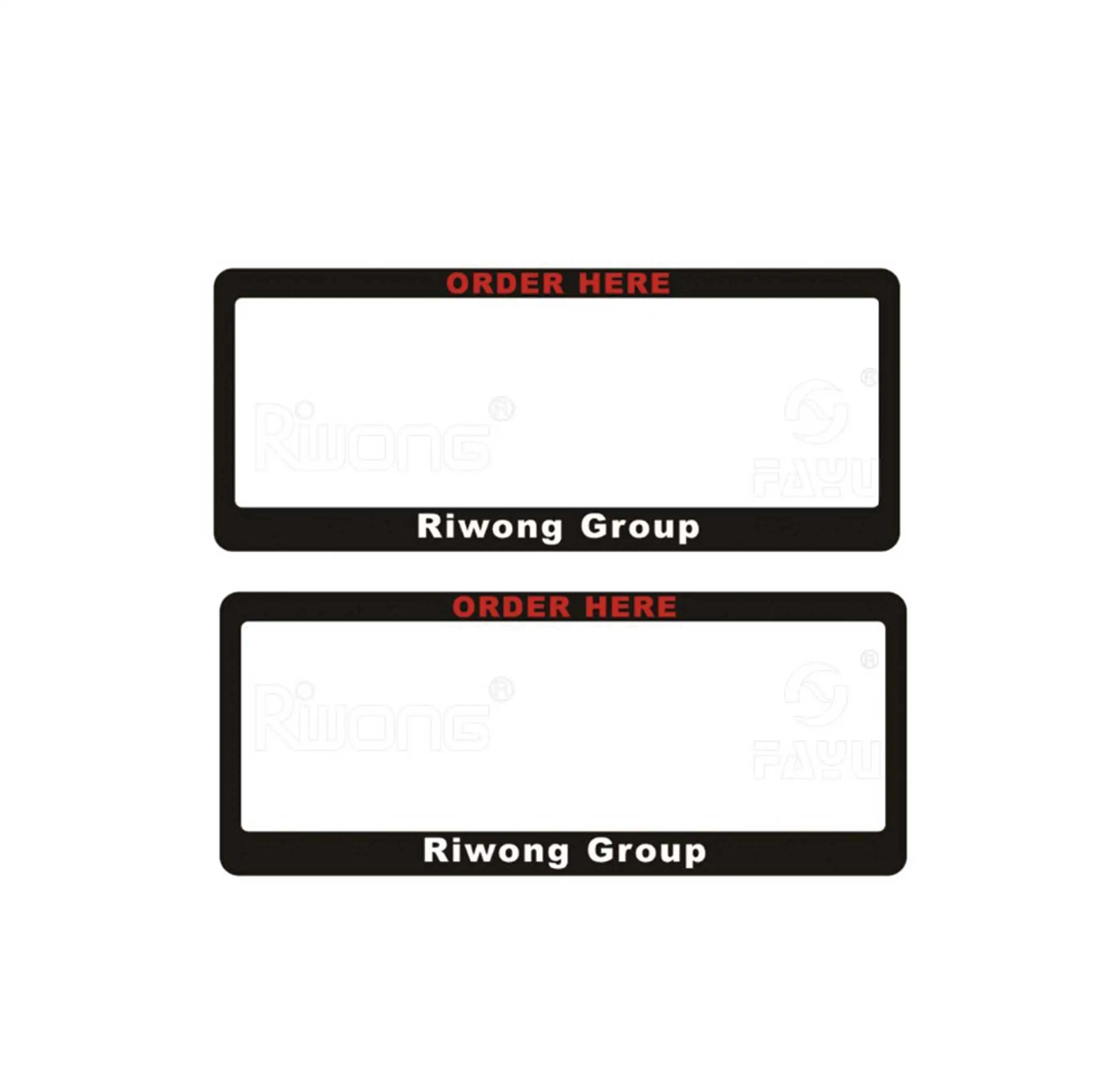 Australia car number plate frame