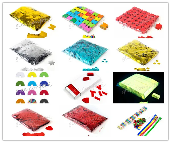 
55*17mm rectangular flameproof tissue paper confetti for night club 