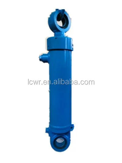 
Tractor Loader Mini Small Push Pull Double Acting Tie Rod Welded Piston Hydraulic Cylinder 