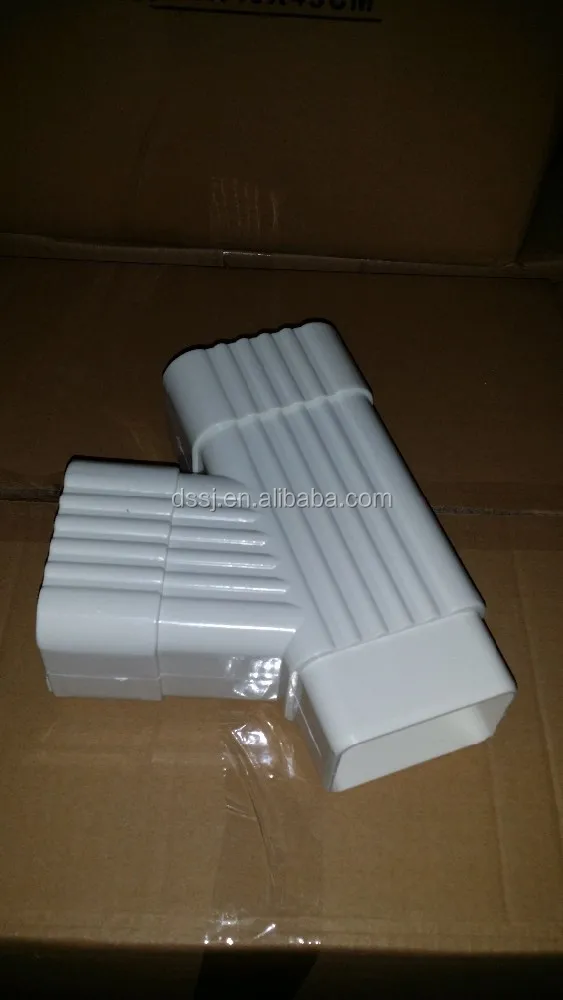 pvc rain gutter accessories--down pipe skew tee