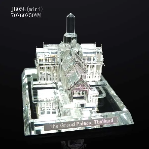 Paris Notre-Dame Cathedral crystal model