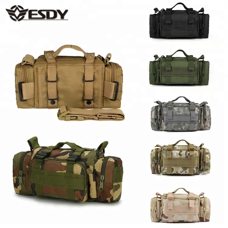 7 Colors Outdoor Assault Waist Pack Hunting Combat Tactical Camera Bag with Pockets