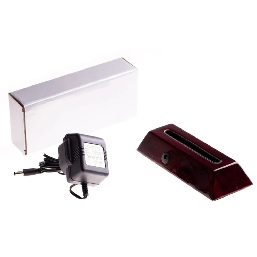 6 lights Red Wooden LED light base for 2D acrylics or crystals