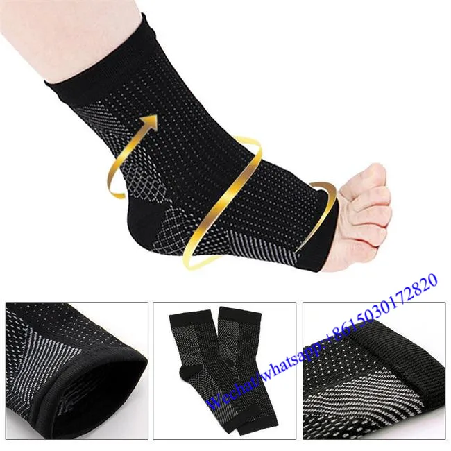 Heel Ankle Arch Support Plantar Fasciitis Compression Socks for Men Women