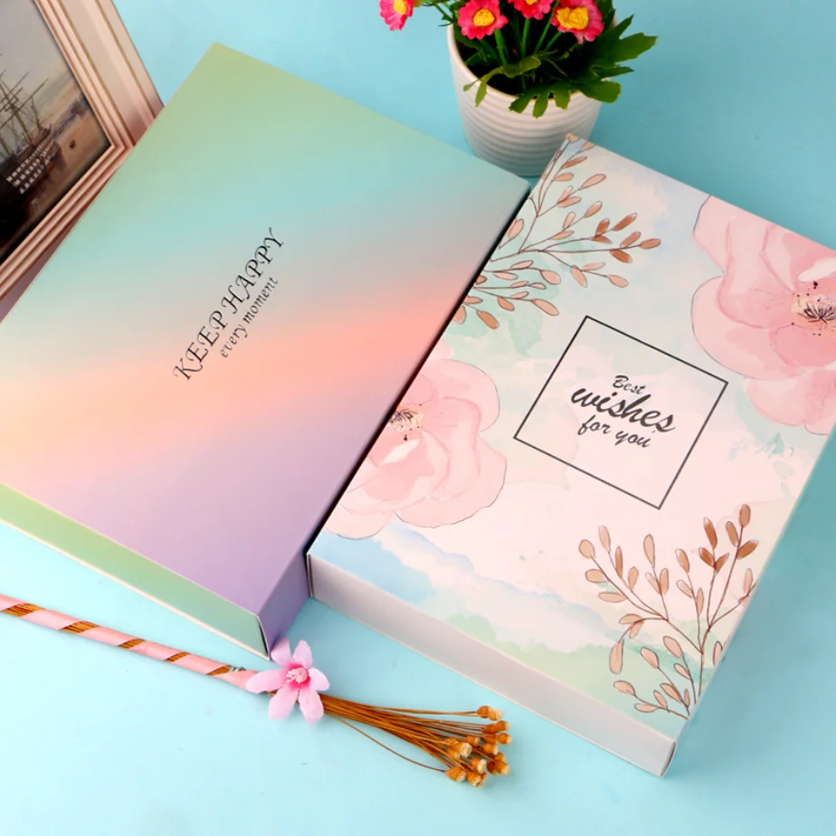 Small MOQ 6 Dividers Cheesecake Cupcake Paper Box Cake Drawer Box With Bag