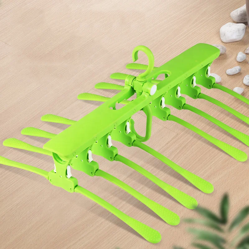 
Adjustable Plastic Clothes Hanger Magic Plastic Clothes Hanger For Saving Space 