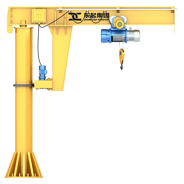 Aluminium Design Calculation BZ type small pedestal column mounted jib crane