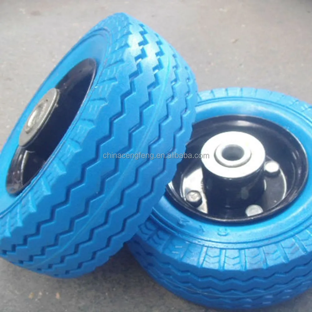 
6x2 PU foam wheel polyurethane foam tire 6 inch 