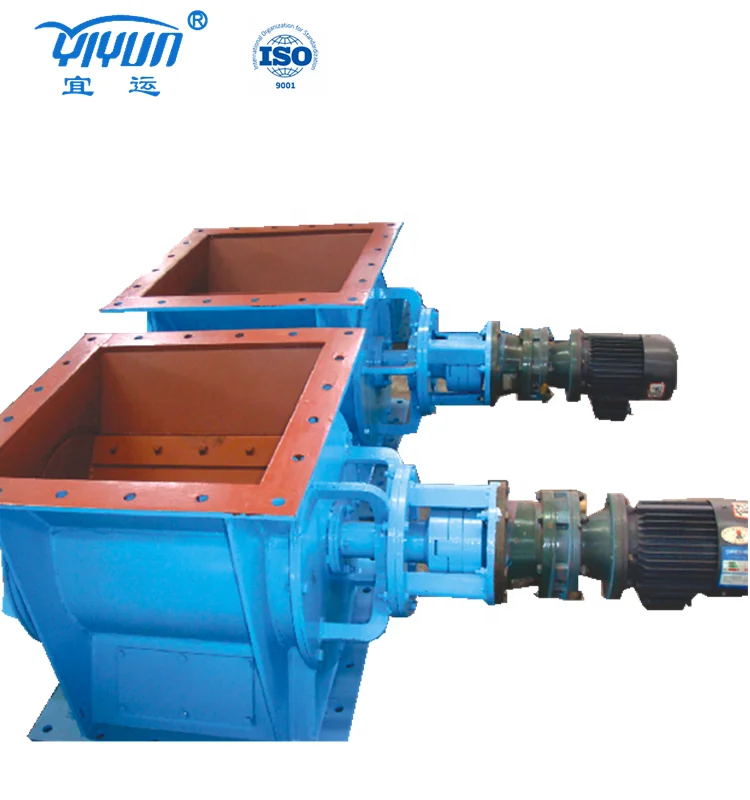 
Dust resistant square flange motorized rotary valve airlock for cement industry / low price rotary airlock valve 
