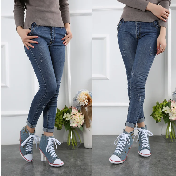 Wholesale Price New Fashion High Heel Sexy Sports Dance Sneaker Shoes