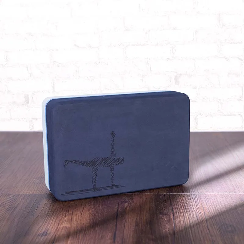 
foam yoga block high density durable custom printed YOGA BRICK eco recycled non toxic 