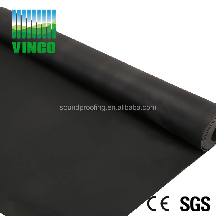 Резиновый лист ПВХ со звуком и огнеупорным виниловым покрытием