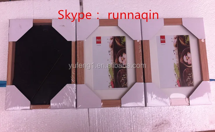 Wholesale oak wood eco friendly  wooden photo  frame MDF picture frame in 4x6 5x7 6x8x10x12x16