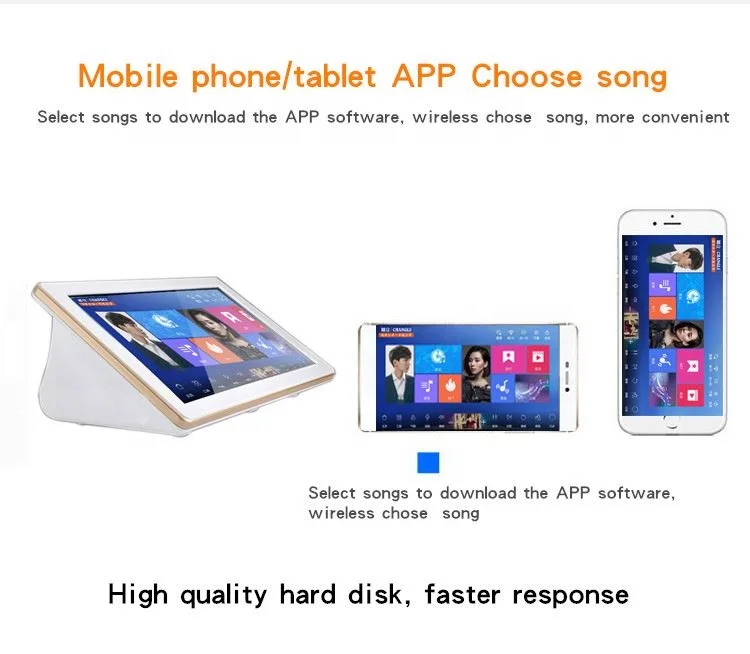 
China Factory Portable With Hard Disk Karaoke Machine Player 