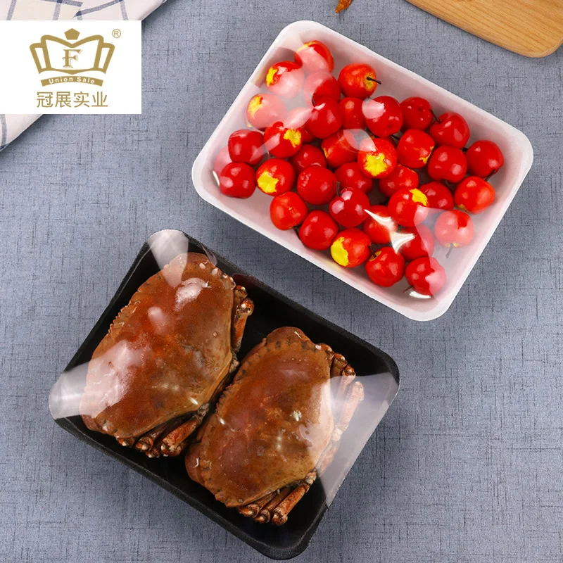 
26*20*5cm Disposable foam trays for meat eps rectangular food tray packing supermarket frozen meat food trays party plate 