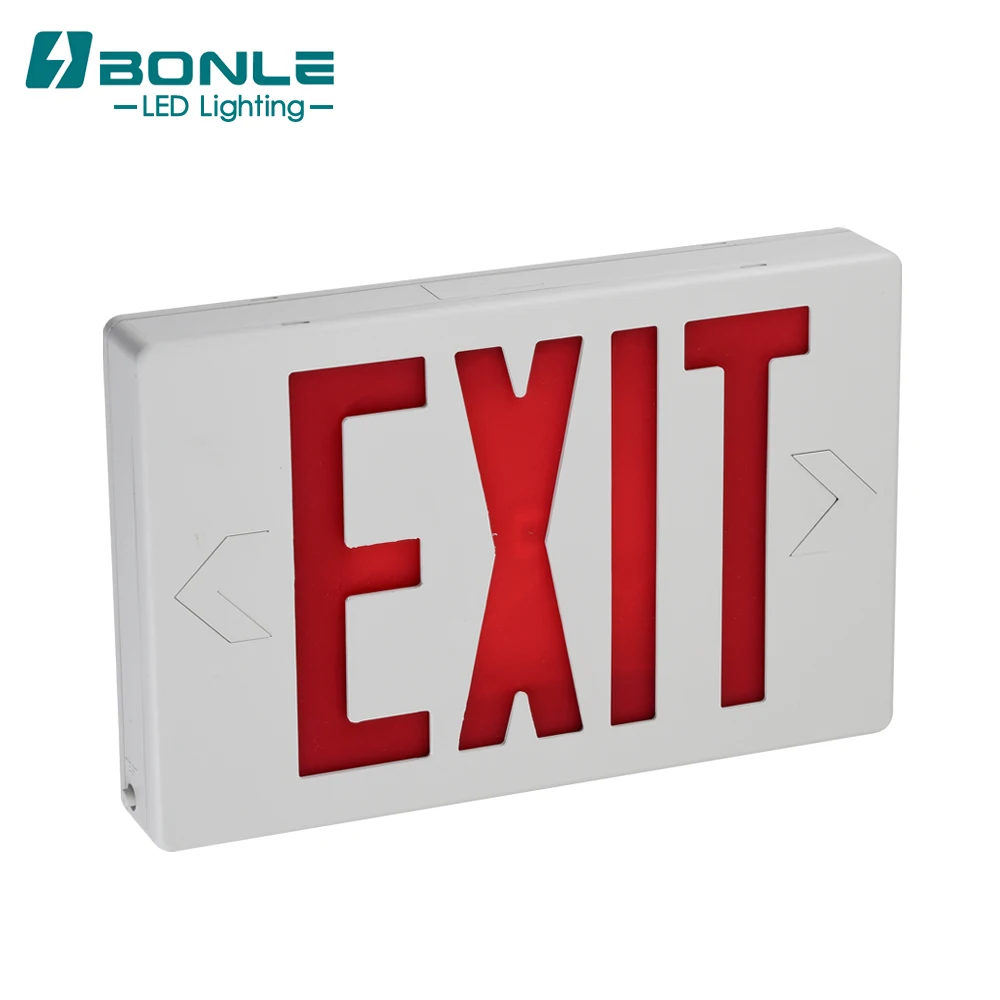 
High Output Exit Light Combo Red Compact LED Emergency Light 