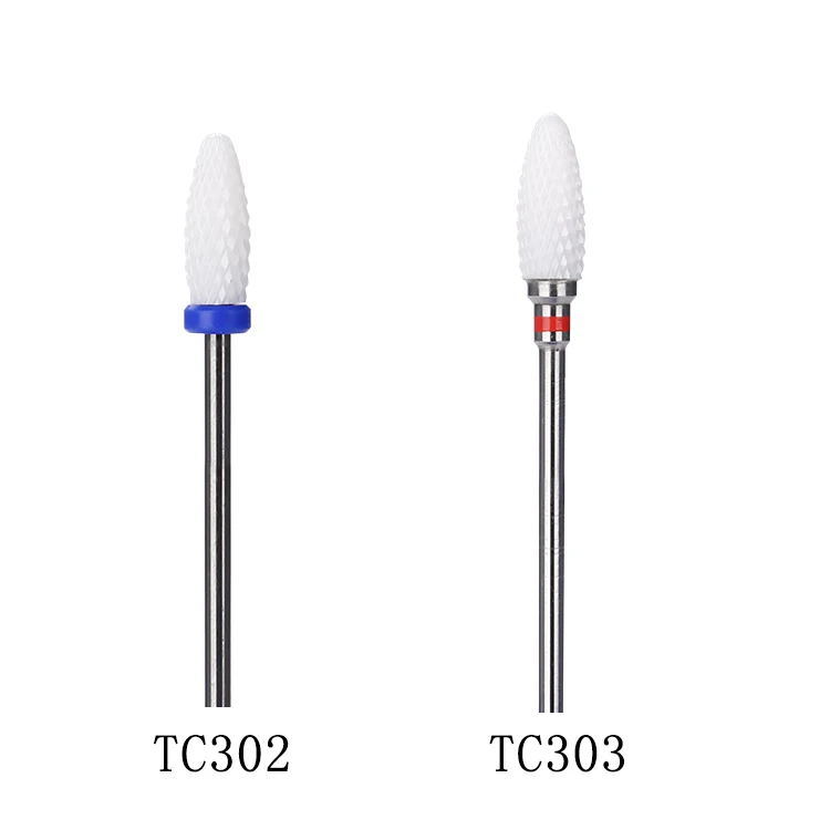 Ceramic Nail Drills Bit For Nail Art Tools Files Burr Bits