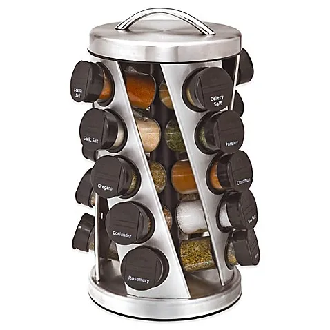 spice jars countertop display stand for pos