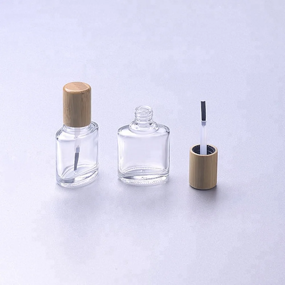 
New design product bamboo/wooden cap for empty nail polish bottle caps 