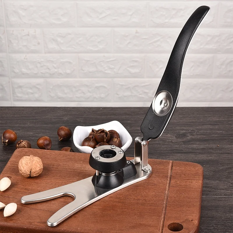 2022  Newest Design Style High Quality Multifunctional Stainless Steel  Hard Chestnut Macadamia Nut Cracker Walnut Opener