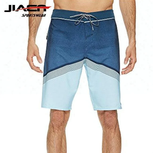 custom mens three color mixed boardshorts,high quality 4 way stretch beach pants