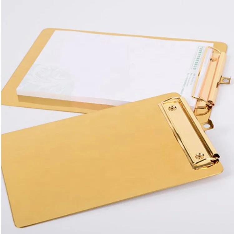 Гальванизированная титановая Золотая папка для хранения из нержавеющей стали