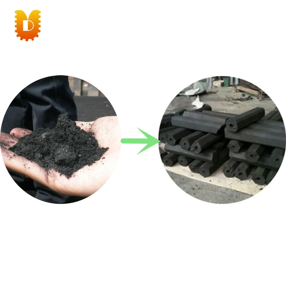 charcoal coal briquette making machine/charcoal powder extruder