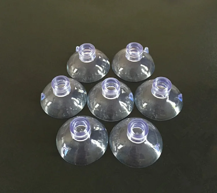 HiSin 2020 Hot Sale CA/CS series Strong adsorption durable plastic Vaccum Suction Cup aquarium sucker fit air tube eco friendly