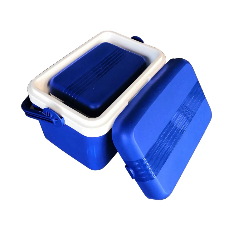 8L 20L 50L EPS Foam Plastic Picnic Ice Box Set Portable Food Beer Cans Cooler Box With Wheel